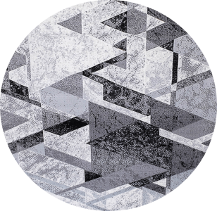 Ковер Лайла де Люкс 15780 10743 0,8х0,8 Круг