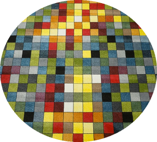 Ковер Фэнси (20719_22088) Овал 0,75х0,75