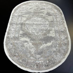 Ковер ELIZA T987ARZ CREAM/CREAM 1,5x3 Овал