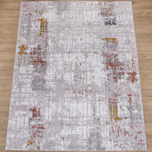 Ковер "Color" (K020B_P_BEIGE / P_D_BLUE) Прямой 2,0х2,9