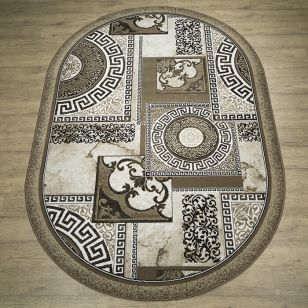 Ковер "Лайла де Люкс" (15840_10842) Овал 0,6х1,0