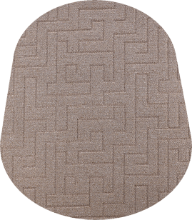 Ковер SCROLL (01_004 5000000) 1,0х1,5 Овал