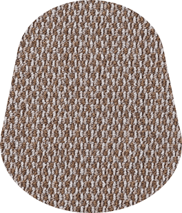 Ковролин на войлоке SCROLL (01_015 14270500) Овал 1,5x2,5