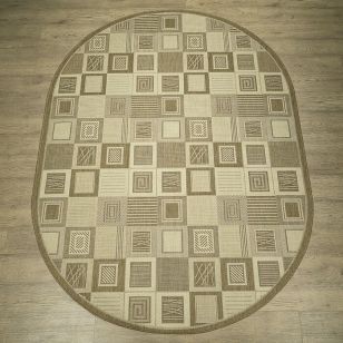 Ковер Флурлюкс (Сизаль) 51004 50122 Овал 0,6 1,1