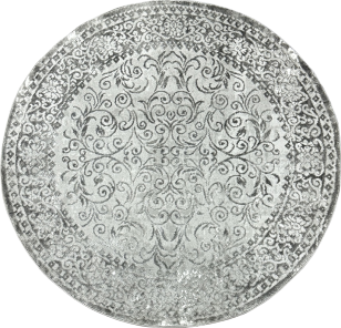 Ковер AMINA NP223 GREY 2,5x2,5 Овал