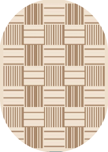 Ковер Флурлюкс (Сизаль) 51002 50111 Овал 1,2 1,7