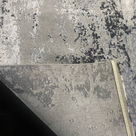 ковер amina np208 grey/black