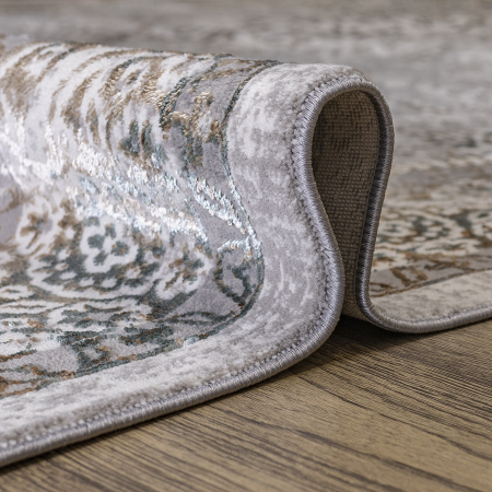 ковер ascona 4323a gri / gri