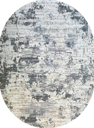 ковер flora l153a beyaz/gray