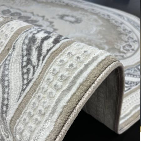 ковер tron t102a cokme_krem/d.gray