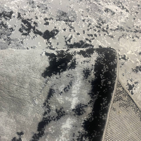 ковер amina np208 grey/black