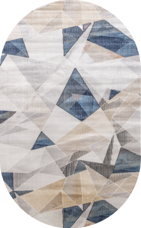 ковер palermo 05479a gri / mavi