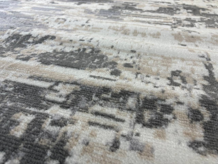 ковер flora l153a beyaz/gray