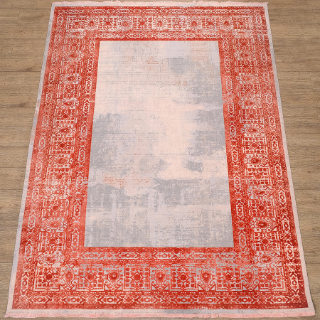 ковер art deco 3035a cream2orange_2