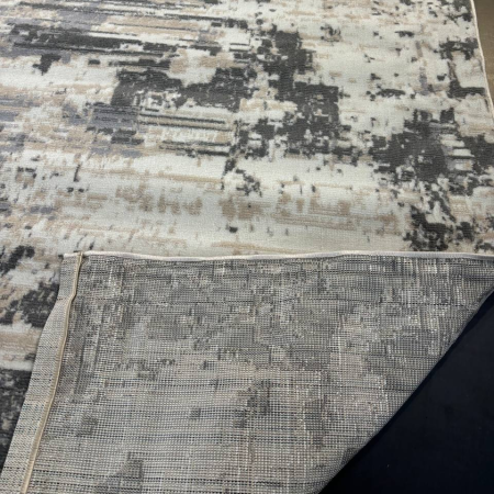 ковер flora l153a beyaz/gray