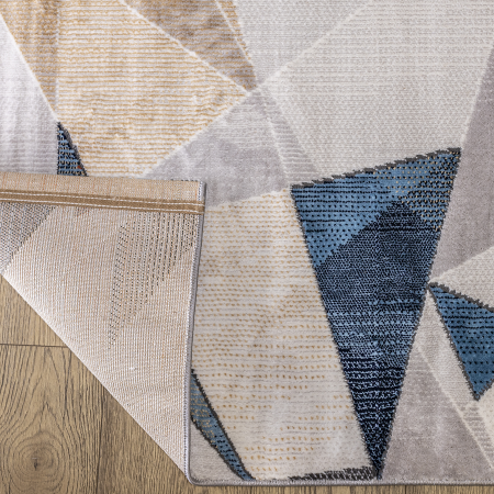 ковер palermo 05479a gri / mavi