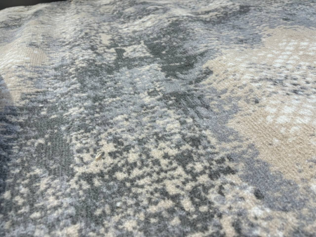 ковер flora f609a beyaz/gray