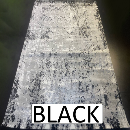ковер amina np208 grey/black