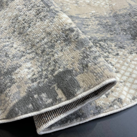 ковер flora f609a beyaz/gray