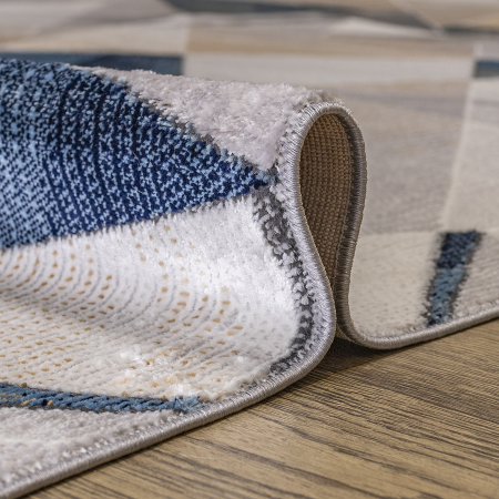 ковер palermo 05479a gri / mavi