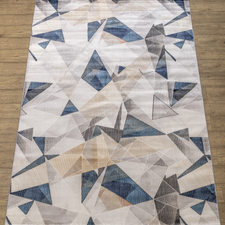 ковер palermo 05479a gri / mavi